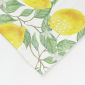 FRISCH ZITRONEN FLEECEDECKE (Ecke)