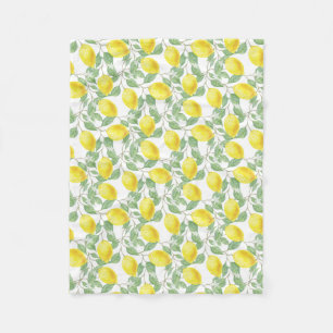 FRISCH ZITRONEN FLEECEDECKE
