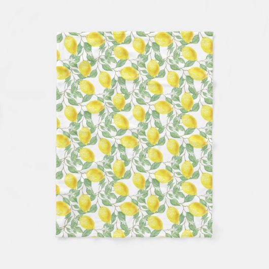 FRISCH ZITRONEN FLEECEDECKE (Vorderseite)