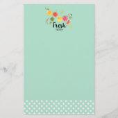 Frisch - Zitrusfrüchte im Wasser Briefpapier (Vorderseite)