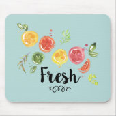 Frisch - Zitrusfrüchte im Wasser Mousepad (Vorne)