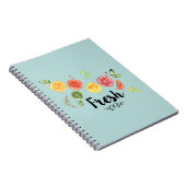 Frisch - Zitrusfrüchte im Wasser Notizblock (Rechte Seite)