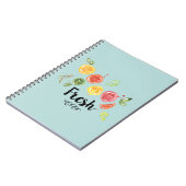 Frisch - Zitrusfrüchte im Wasser Notizblock (Linke Seite)