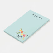 Frisch - Zitrusfrüchte im Wasser Post-it Klebezettel (angewinkelt)