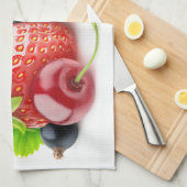 Frischbeeren Geschirrtuch (Viertel Falte)