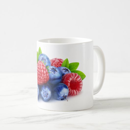 Frischbeeren Kaffeetasse (VorderseiteRechts)