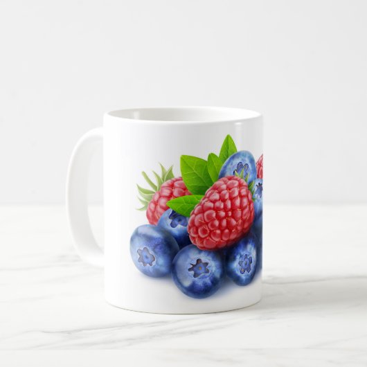 Frischbeeren Kaffeetasse (Vorderseite Links)