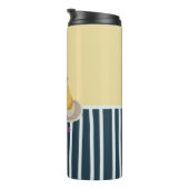 Frischbirne | Modernes Stillleben Thermosbecher (Nach rechts gedreht)