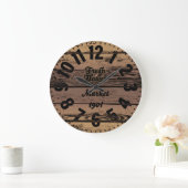 Frischblumenmarkt Antike Große Uhr (Zuhause)
