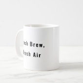 Frischbraun, Frischluftkaffee Tasse (Vorderseite Links)