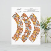 Frischbraune Blume, Kuchenwickler, Party-Kuchen (Stehend Vorderseite)