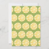 Frische Absolventen-Limonaden-Gingham Karte (Rückseite)