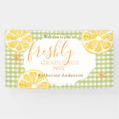 Frische Absolventen Zitrone Gingaham  Banner (Horizontal)