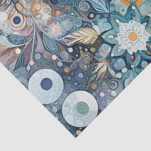 Frische Abstrakte Eiskristalle - Frische Pasta mac Seidenpapier (Detail)