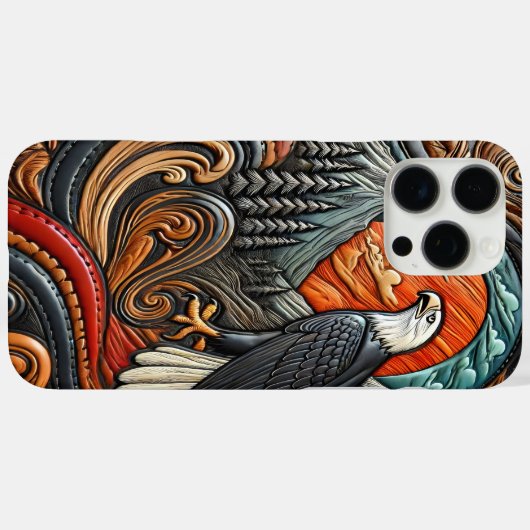 Frische Adlerlandschaft Case-Mate iPhone Hülle (Rückseite (Horizontal))