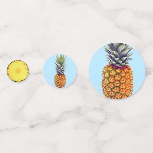 Frische Ananas Konfetti (Vorderseiten)