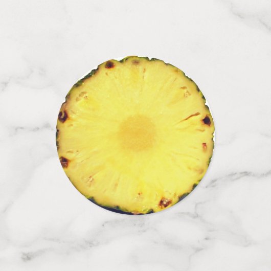 Frische Ananas Konfetti (Klein Vorderseite)