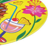 Frische Ananas Sommerfarben Schneidebrett (Ecke)