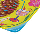 Frische Ananas Sommerfarben Schneidebrett (Ecke)