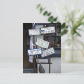 Frische Anzeichen Postkarte (Stehend Vorderseite)