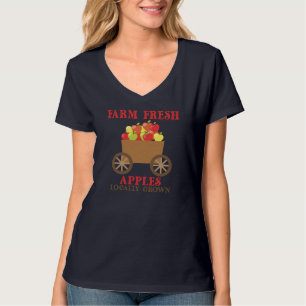 Frische Äpfel Apfelkuchen Bauer für Kinder Gi T-Shirt