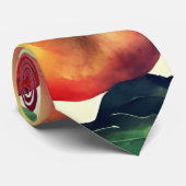 Frische Äpfel Aquarell-Design Krawatte (Gerollt)