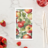 Frische Äpfel Aquarell-Design Serviette (Beispiel)