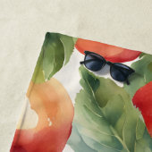 Frische Äpfel Aquarell-Design Strandtuch (Beispiel)