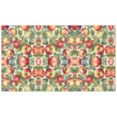 Frische Äpfel Aquarell-Design Tischdecke (Vorderseite (Horizontal))