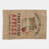 Frische Äpfel 🍎 Geschirrtuch (Horizontal)