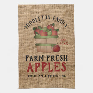 Frische Äpfel 🍎 Geschirrtuch