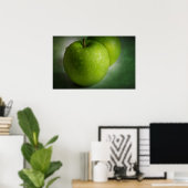 Frische Äpfel Poster (Heimbüro)