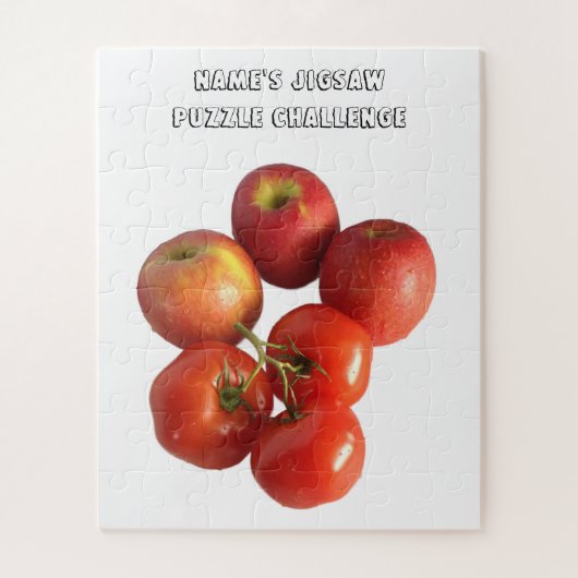 Frische Äpfel und Tomaten Puzzle (Vertikal)