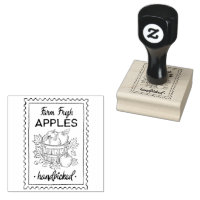 Frische Apfelzitat-Briefmarke