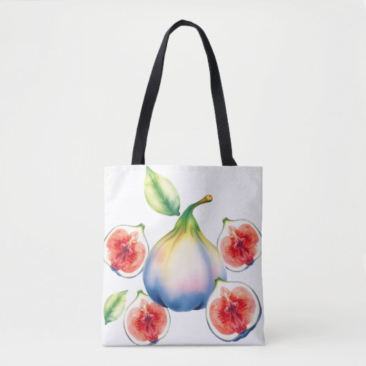 Frische Aquarellfärbung mit weichem Weiß Tasche (Vorderseite)