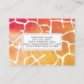 Frische Augen Fangmuster Visitenkarte (Rückseite)