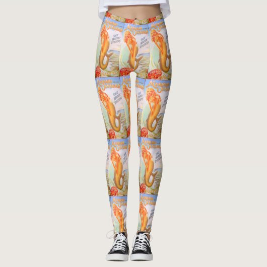 frische Austernmeerjungfrauen Leggings (Vorderseite)