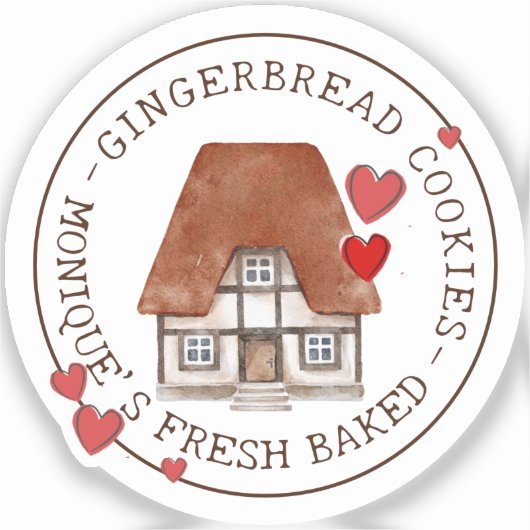 Frische Backwaren Tudor House Herd Wiederverwendba Aufkleber (Vorderseite)