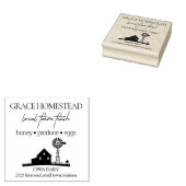 Frische Bauern Gummistempel (Stempel)