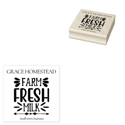 Frische Bauern Markt Bezeichnung Gummistempel (Stempel)