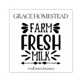 Frische Bauern Markt Bezeichnung Gummistempel (Prägung)