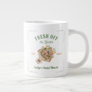 Frische Bauernmarkt-Hochzeitsdusche Fresh Off The  Jumbo-Tasse