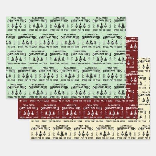 FRISCHE BAUMÄNGEL GESCHENKPAPIER SET (Set)