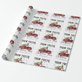 Frische Bäume Weihnachten Geschenkpapier (Ungerollt)