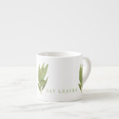 FRISCHE BAY BLÄTTER Espresso Cup Espressotasse (Vorderseite Rechts)