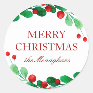 Frische Beeren-personalisierte Aufkleber