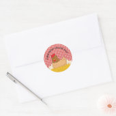 Frische Bio Eier Runder Aufkleber (Umschlag)