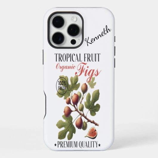 Frische Bio-Feigen aus dem tropischen Garten iPhone Hülle (Rückseite)