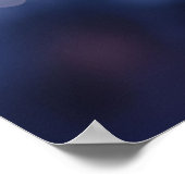 Frische Blaubeeren Nahaufnahme Poster (Ecke)
