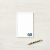 Frische Blaubeeren Post-it Klebezettel (Auf Schreibtisch)